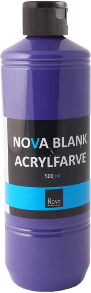 Nova pintura acrílica brillante 500 ml. Violeta
