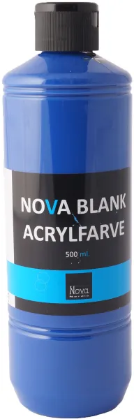 Nova pintura acrílica brillante 500 ml. Azul