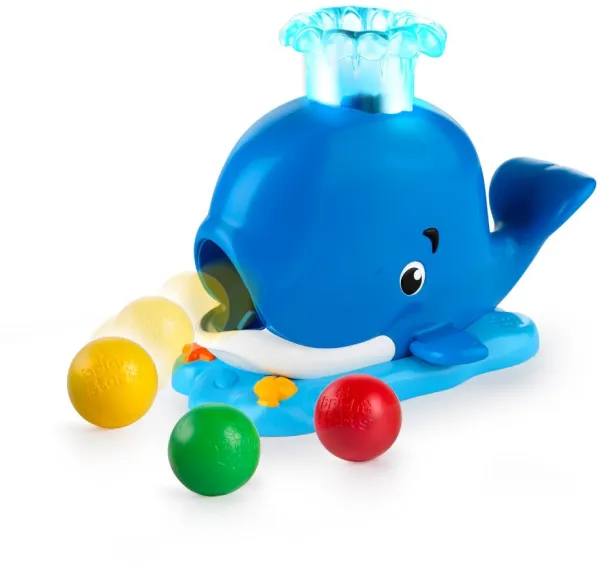 Ballena divertida y salpicante