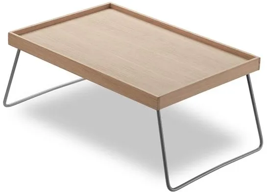Fritz Hansen Skagerak Nomad Mesa Bandeja de Roble/Acero Silk Grey