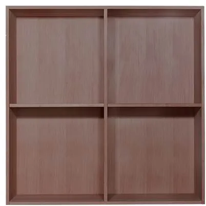 Estantería Kidi - Roble macizo con unión de dedos - Ligeramente ahumado - 34 cm