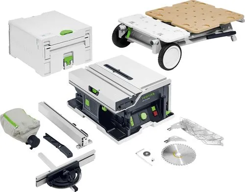 Festool Sierra de mesa a batería CSC SYS 50 EBI-Basic-Set
