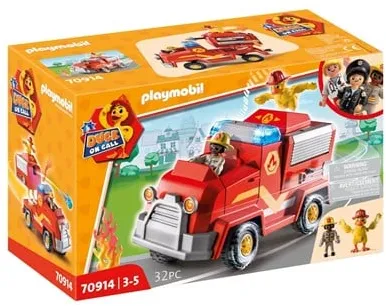 Playmobil Duck On Call - Duck On Call - Vehículo de emergencia de los bomberos
