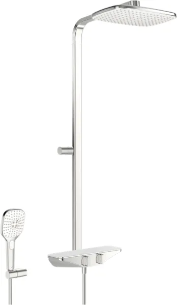 Sistema de ducha Oras Esteta Rain, cromo