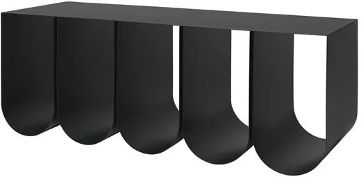 Kristina Dam Studio Banco Curvado Negro