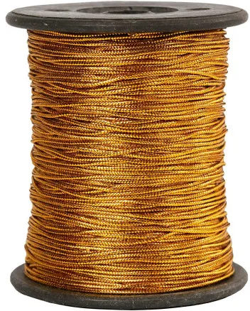 Hilo, dorado, grosor 0,5 mm, 100 m/ 1 rollo.