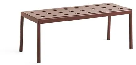 HAY Balcony Mesa Baja L96.5 x H39 Rojo Hierro