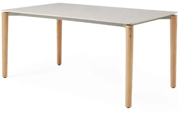 Vipp718 Mesa de Comedor al Aire Libre 157 cm Cerámica/Roble