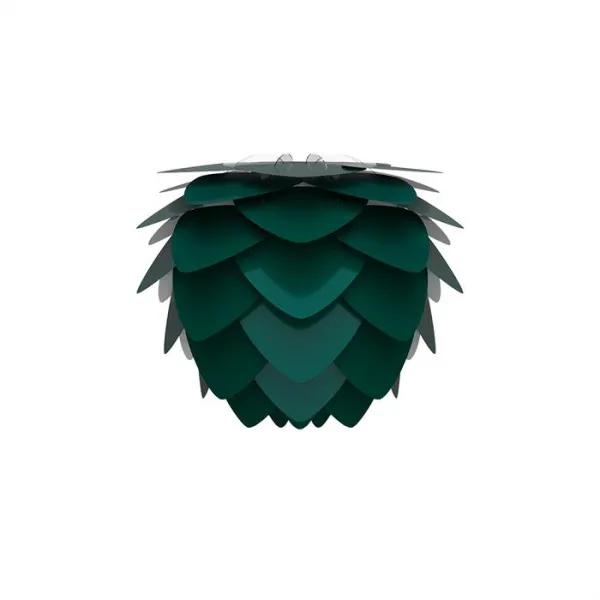 Pantalla de lámpara Umage Aluvia de aluminio - Mini - Verde bosque