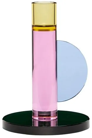 Hübsch Astro Portavelas Rosa