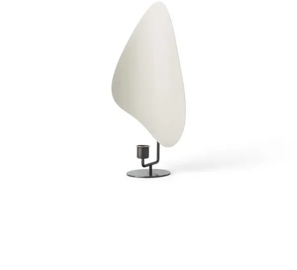 Audo Flambeau Candelabro H34 Latón Bruñido/Gris