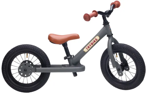Bicicleta de equilibrio, de 2 ruedas, gris antracita