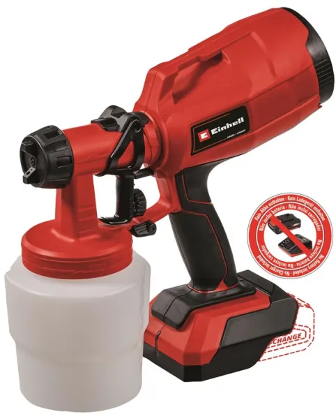 Einhell TC-SY 18/60 Li pistola de pintura a batería 18 voltios sin batería ni cargador
