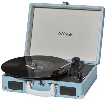 DENVER VPL-120 - tocadiscos - Reproductor de discos Azul