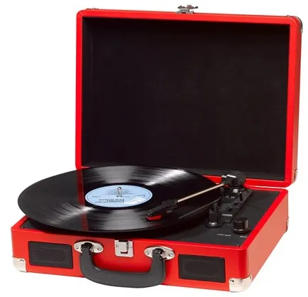 DENVER VPL-120 - tocadiscos - Reproductor de discos Rojo