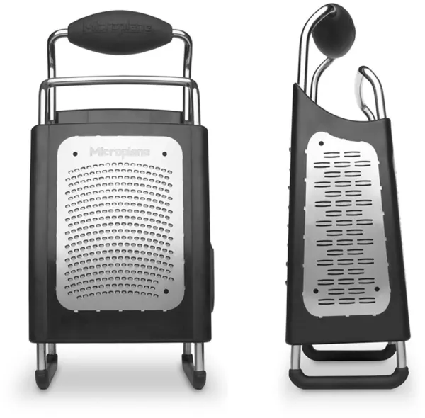 Rallador Microplane, 4 lados, acero inoxidable.