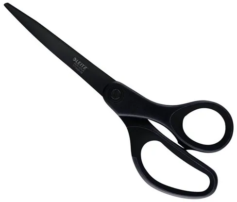 Tijeras Leitz Titanium antiadherentes 205 mm, negro