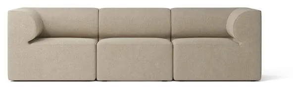Audo Eave 86 sofá de 3 plazas Configuración 2 Beige