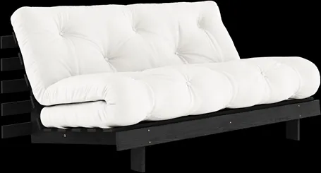 Karup Design Roots Sofá cama con colchón Roots 160x200 Natural/Negro lacado
