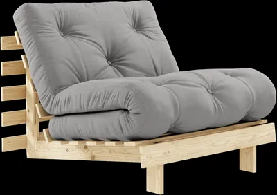 Karup Design Roots Sofá cama con colchón 90x200 746 Gris/Pino