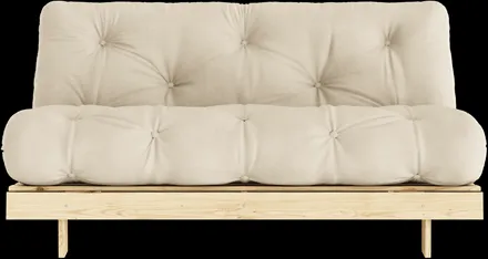 Karup Design Roots Sofá cama con colchón 160x200 747 Beige/Pino