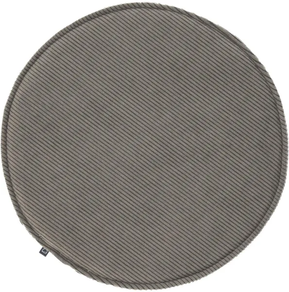 Sora, cojín de asiento para silla de comedor, gris, H2.5x35x35 cm