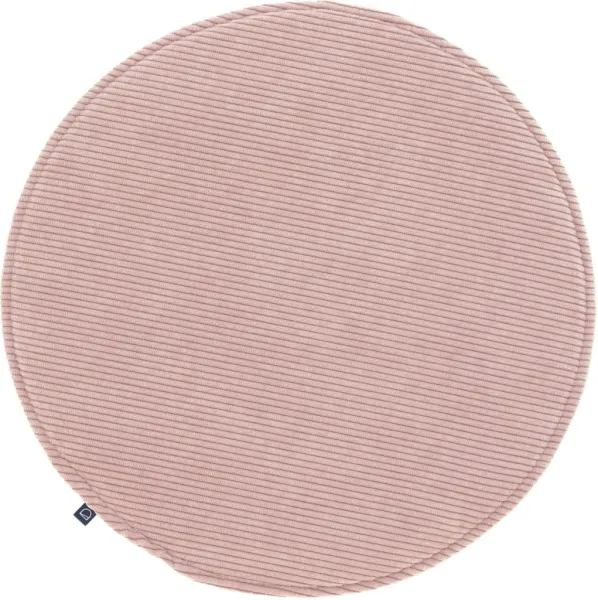 Sora, cojín de asiento para silla de comedor, rosa claro, H2.5x35x35 cm