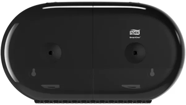 Tork SmartOne T9 Twin, dispensador de papel higiénico, negro