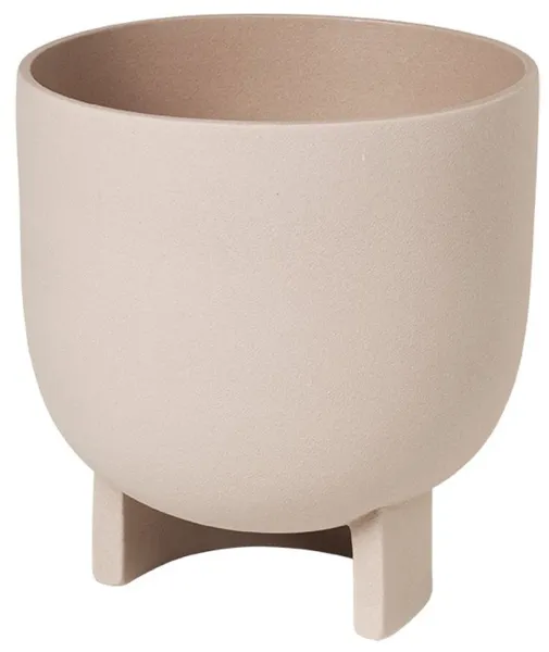 KRISTINA DAM STUDIO Maceta Serene, L - terracota arena