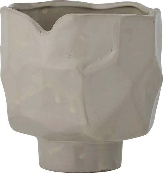 Sella, Macetero, gris, gres